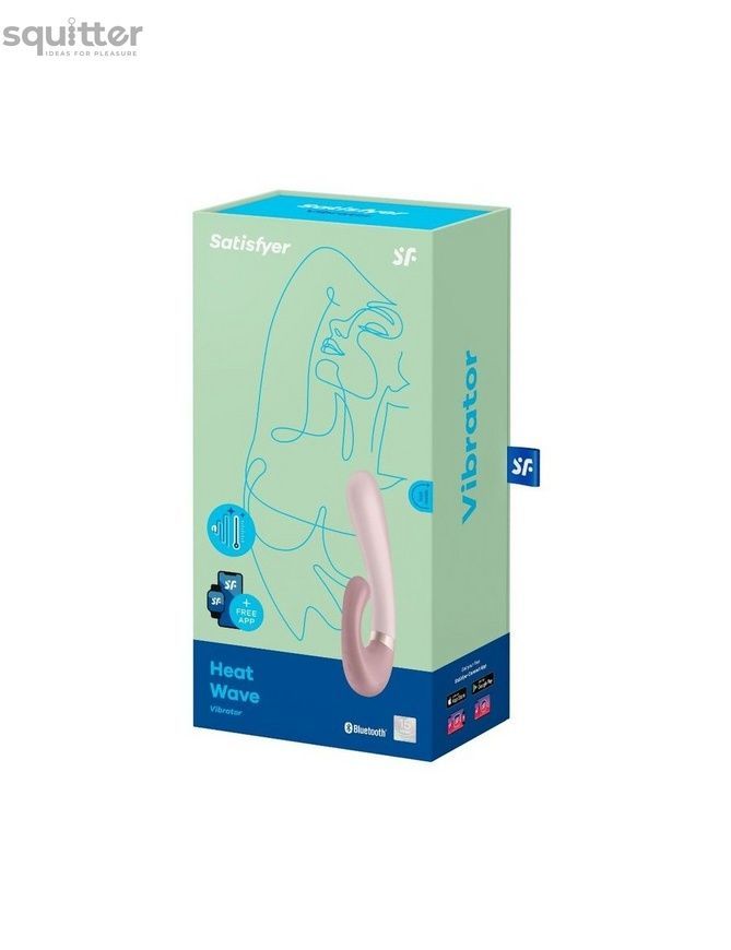 Смарт вібратор-кролик із підігрівом Satisfyer Heat Wave Mauve SO6096 - онлайн-сексшоп Сквітер