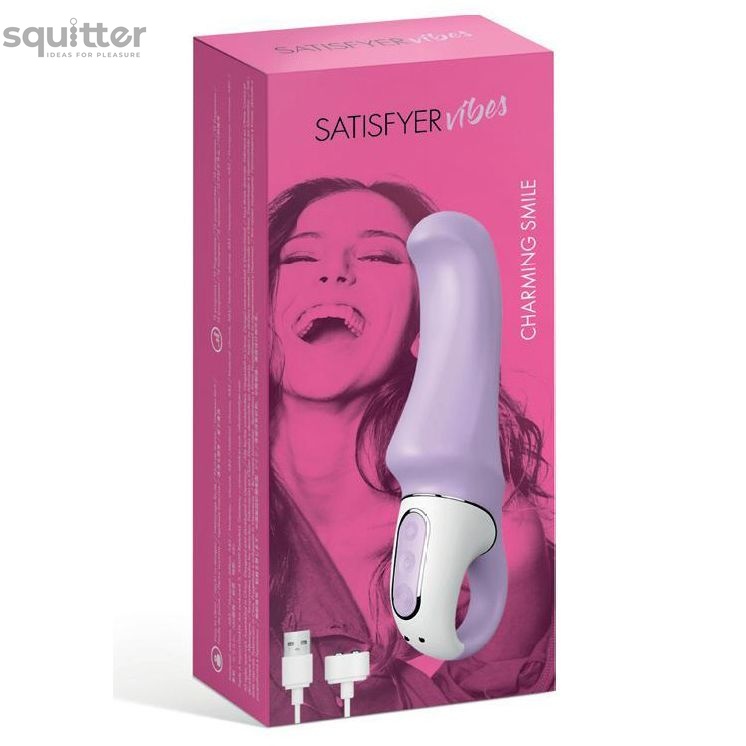 Мощный вибратор Satisfyer Vibes Charming Smile с гибким стволом, литой силикон, 12 режимов работы SO2201 фото