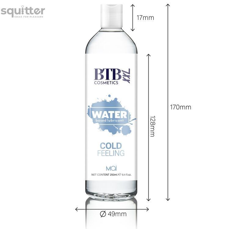 Охлаждающая смазка на водной основе BTB COLD FEELING (250 мл) SO6566 - онлайн-сексшоп Сквитер