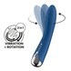 Вібратор Satisfyer Spinning Vibe 1 Blue SX0559 фото 1