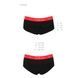 Трусики-шортики Passion PS003 PANTIES black, size LSO4207,6 - интернет-магазин интимных товаров Squitter