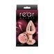 Анальна пробка NS Novelties Rear Assets - Rose - Medium - Pink SX4378,2 - інтернет-магазин інтимних товарів Squitter