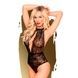 Боді з глибоким декольте та високими трусиками Penthouse - Toxic Powder Black L/XL SO5306,1 - інтернет-магазин інтимних товарів Squitter