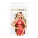 Комплект сорочка у стилі 60-х та трусики з доступом Penthouse - Libido Boost Red L/XL SO5276 фото 3