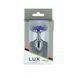 Металева анальна пробка Lux Active з трояндою - Rose Anal Plug - Purple, віброкуля в подарунок SO5573,5 - інтернет-магазин інтимних товарів Squitter