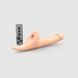 Вібронасадка для страпону з вакуумною стимуляцією Strap-On-Me Multi Orgasm Realistic Dildo L Vanilla SX4037,1 - інтернет-магазин інтимних товарів Squitter