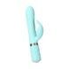 Розкішний кролик з ротацією та вібрацією Pillow Talk Lively Teal, кристал Сваровскі SO6857,2 - інтернет-магазин інтимних товарів Squitter