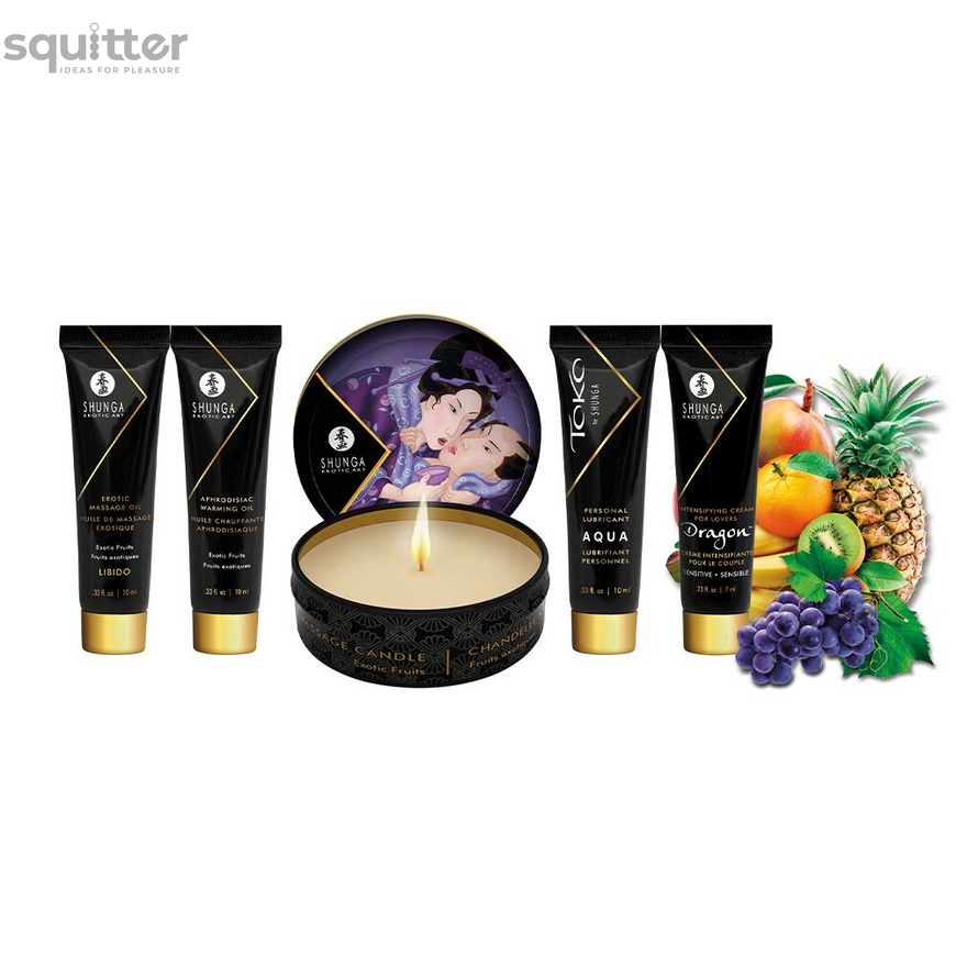 Подарочный набор Shunga Geishas Secrets – Exotic Fruits для шикарной ночи вдвоем SO7823 фото