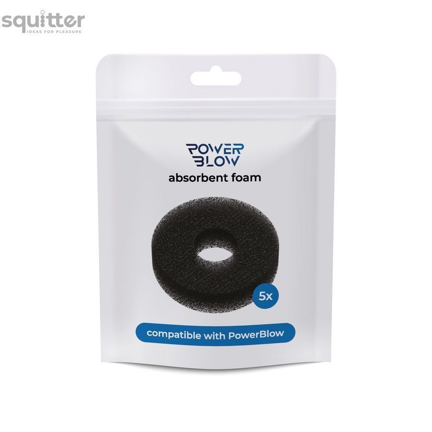 Поглинальна губка Kiiroo Powerblow Absorbent Foam 5 шт SX1225 - онлайн-сексшоп Сквітер