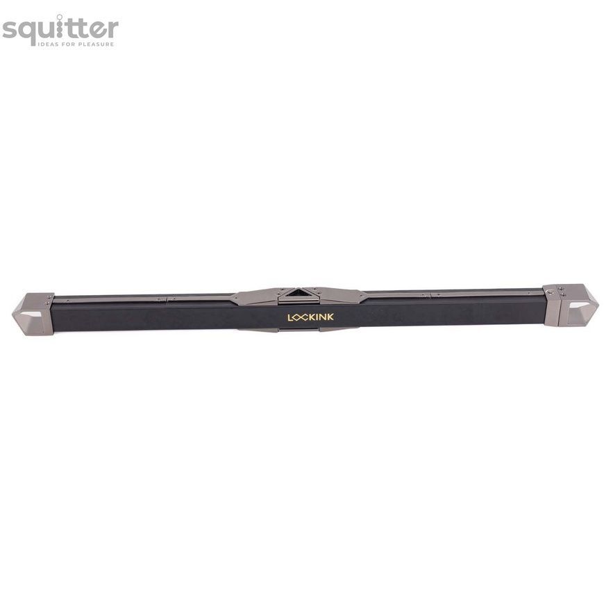 Фіксатор-розпірка LOCKINK Adjustable Spreader Bar Set, чорний, шкіряний, ремені для шиї, рук/ніг SX0853 - онлайн-сексшоп Сквітер