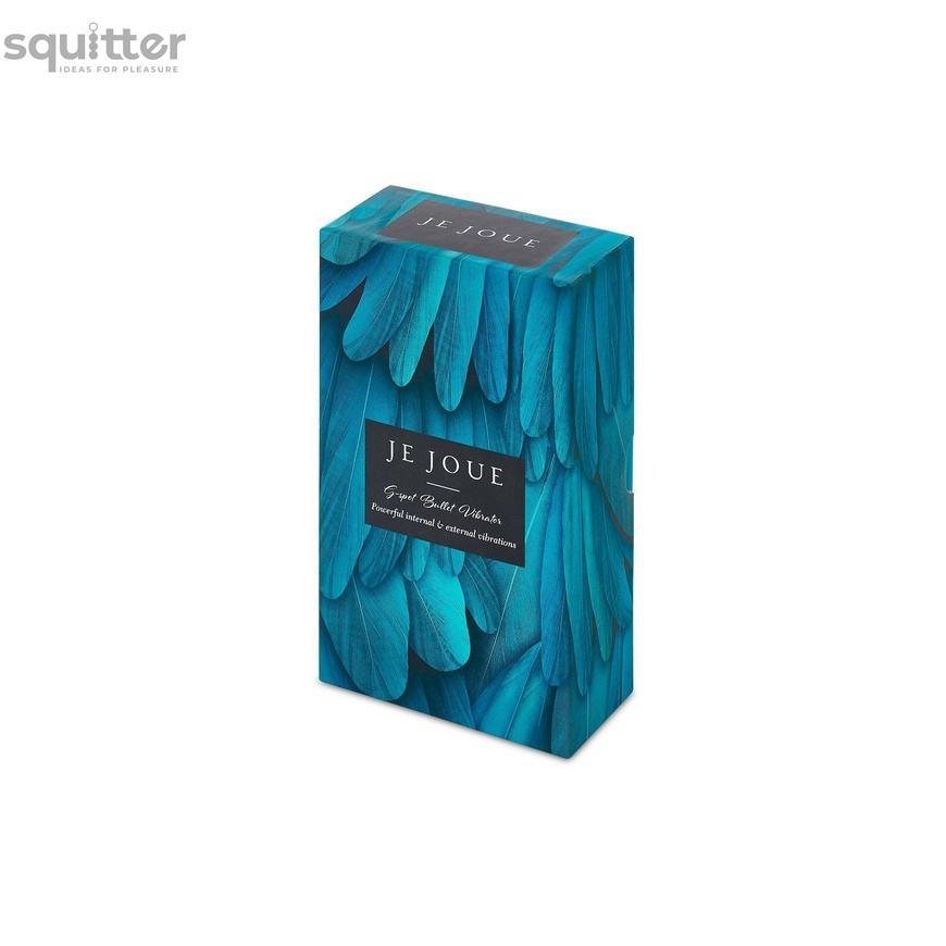 Преміум вібратор Je Joue - G-Spot Bullet Vibrator Teal з глибокою вібрацією SO3031 фото