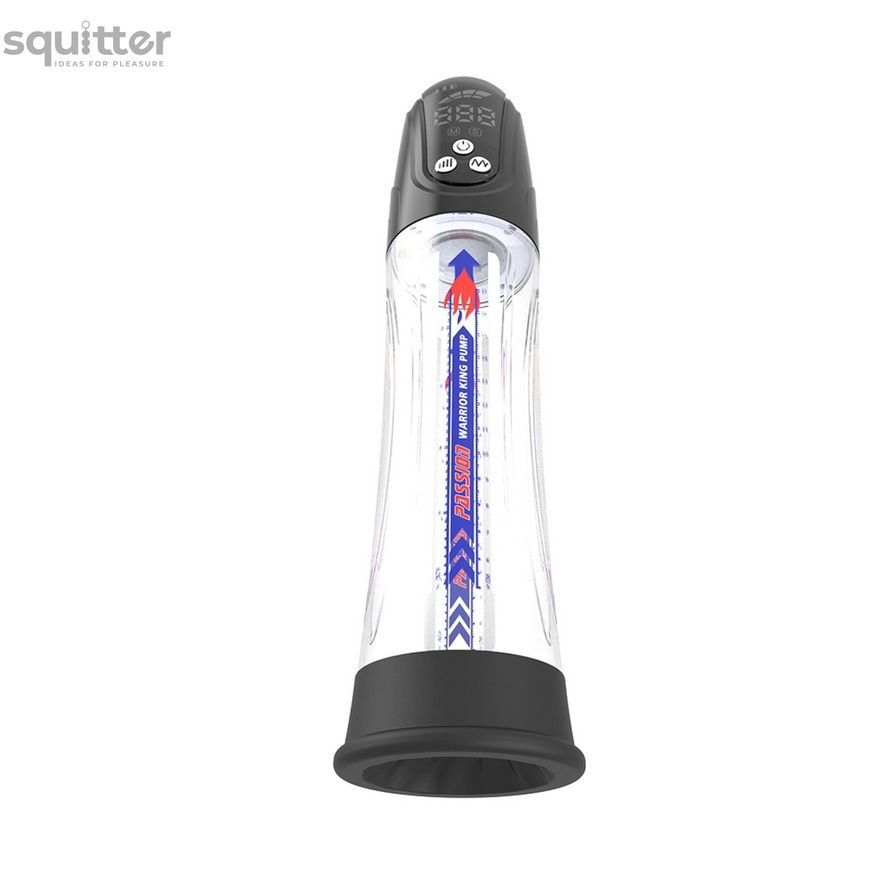 Автоматична гідропомпа 2в1 (вода/повітря) Water Bath з LED-дисплеєм, 2 режими SX1636 - онлайн-сексшоп Сквітер