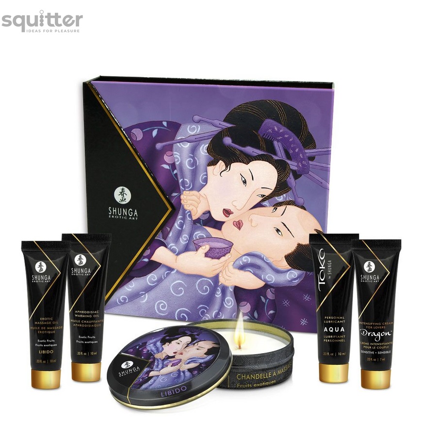 Подарочный набор Shunga Geishas Secrets – Exotic Fruits для шикарной ночи вдвоем SO7823 фото