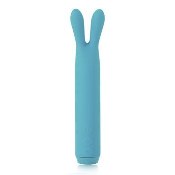 Вібратор з вушками Je Joue - Rabbit Bullet Vibrator Teal, глибока вібрація SO3032 - онлайн-сексшоп Сквітер