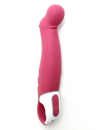 Потужний вібратор Satisfyer Vibes Petting Hippo з гнучким стовбуром, літій силікон, 12 режимів SO2202 - онлайн-сексшоп Сквітер