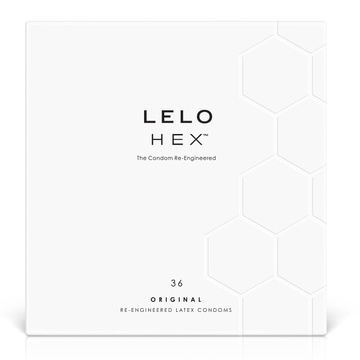 Презервативи LELO HEX Condoms Original 36 Pack, тонкі та суперміцні SO8131 фото