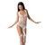 Бодістокінг Passion BS060 white, комбінезон, імітація трусиків і гольфів PBS060W - онлайн-сексшоп Сквітер