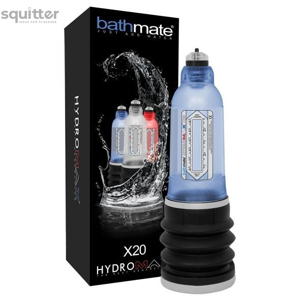 Гідропомпа Bathmate Hydromax 5 Blue (X20), для члена довжиною від 7,5 до 12,5 см, діаметр до 4,5 см HM-20-AB фото