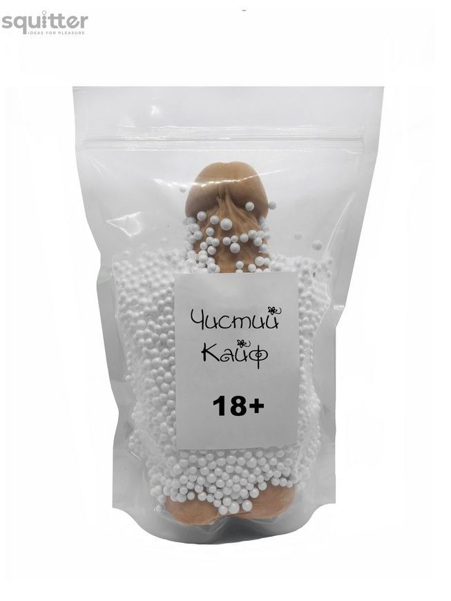 Мило у формі пеніса Чистий Кайф Brown size XL, крафтове мило-член, натуральне SO2764 - онлайн-сексшоп Сквітер