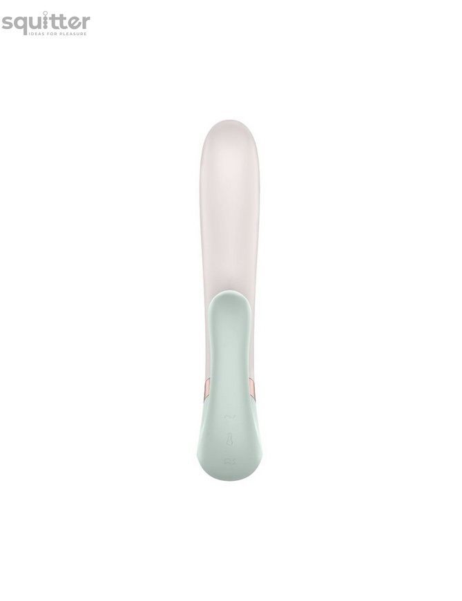 Смарт вибратор-кролик с подогревом Satisfyer Heat Wave Mint SO6097 - онлайн-сексшоп Сквитер