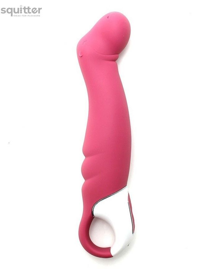 Мощный вибратор Satisfyer Vibes Petting Hippo с гибким стволом, литой силикон, 12 режимов работы SO2202 - онлайн-сексшоп Сквитер