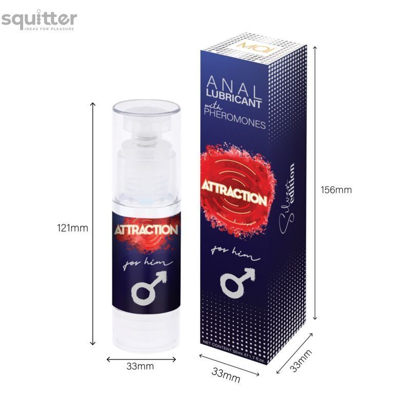 Смазка для анального секса MAI Attraction Anal for Him (50 мл) на водной основе с феромонами SO6048 - онлайн-сексшоп Сквитер