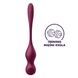 Смарт-вагінальні кульки з вібрацією Satisfyer Love Birds Vary Connect App, змінювана маса, пульт ДК SX1216,2 - інтернет-магазин інтимних товарів Squitter