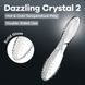 Двосторонній скляний дилдо Satisfyer Dazzling Crystal 2 Transparent SX3550,6 - інтернет-магазин інтимних товарів Squitter