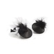 Пэстис - стикини Bijoux Indiscrets Burlesque pasties FEATHER, с перьями SO2669 фото 2