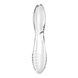Двосторонній скляний дилдо Satisfyer Dazzling Crystal 2 Transparent SX3550,2 - інтернет-магазин інтимних товарів Squitter