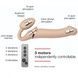Безремневой страпон с вибрацией Strap-On-Me Vibrating Flesh M, диаметр 3,3см, пульт ДУ, регулируемыйSO3355,4 - интернет-магазин интимных товаров Squitter