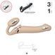 Безремневой страпон с вибрацией Strap-On-Me Vibrating Flesh M, диаметр 3,3см, пульт ДУ, регулируемыйSO3355,3 - интернет-магазин интимных товаров Squitter