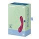 Вакуумный стимулятор с вибрацией Satisfyer Curvy Trinity 1 Red, игрушка 3в1SO8407,5 - интернет-магазин интимных товаров Squitter