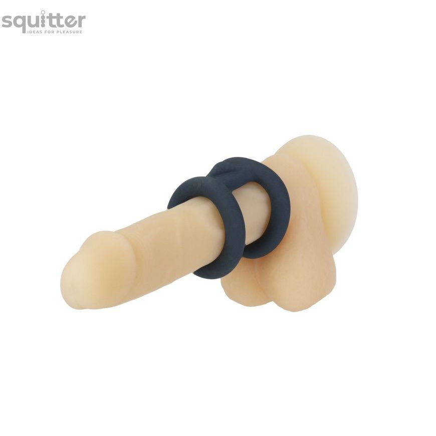 Подвійне ерекційне кільце LUX Active &ndash; Tug &ndash; Versatile Silicone Cock Ring SO5574 - онлайн-сексшоп Сквітер