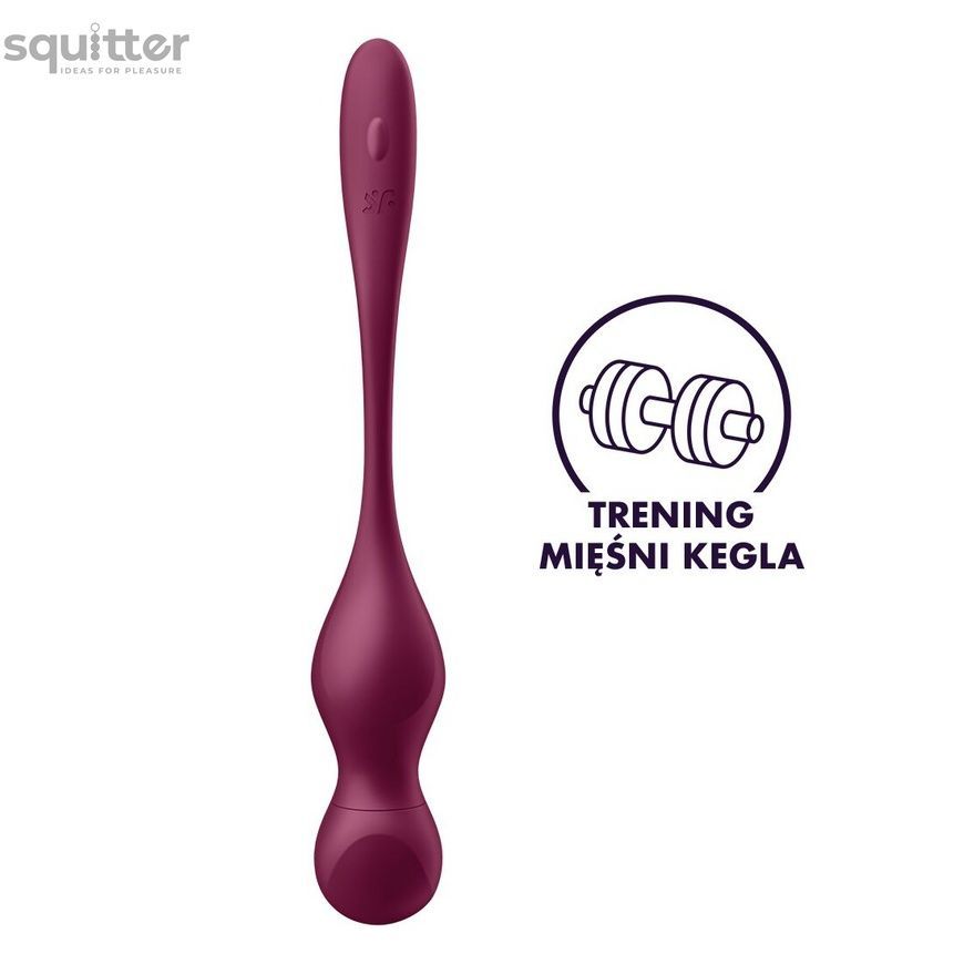Смарт-вагінальні кульки з вібрацією Satisfyer Love Birds Vary Connect App, змінювана маса, пульт ДК SX1216 - онлайн-сексшоп Сквітер