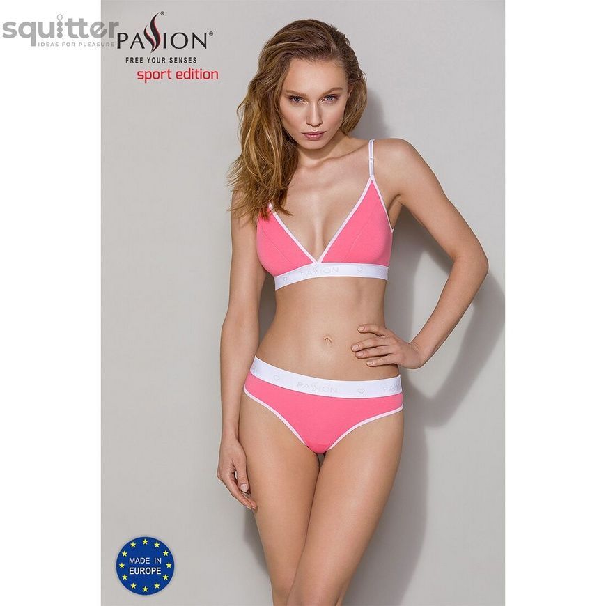 Спортивні трусики-стрінги Passion PS007 PANTIES XL, pink SO4258 - онлайн-сексшоп Сквітер