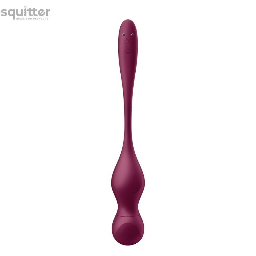 Смарт-вагінальні кульки з вібрацією Satisfyer Love Birds Vary Connect App, змінювана маса, пульт ДК SX1216 - онлайн-сексшоп Сквітер
