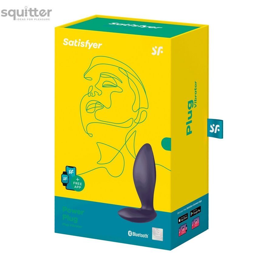 Анальна смарт-пробка з вібрацією Satisfyer Power Plug, дуже потужна SO8678 - онлайн-сексшоп Сквітер
