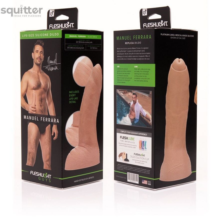 Фалоімітатор Fleshlight Guys: Manuel Ferrara Dildo, за зліпком пеніса SO5519 - онлайн-сексшоп Сквітер