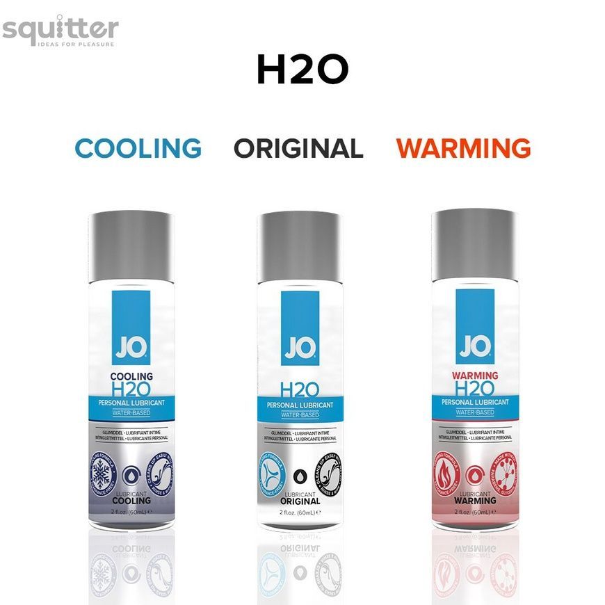 Смазка на водной основе System JO H2O ORIGINAL (480 мл) маслянистая и гладкая, растительный глицерин SO1692 - онлайн-сексшоп Сквитер