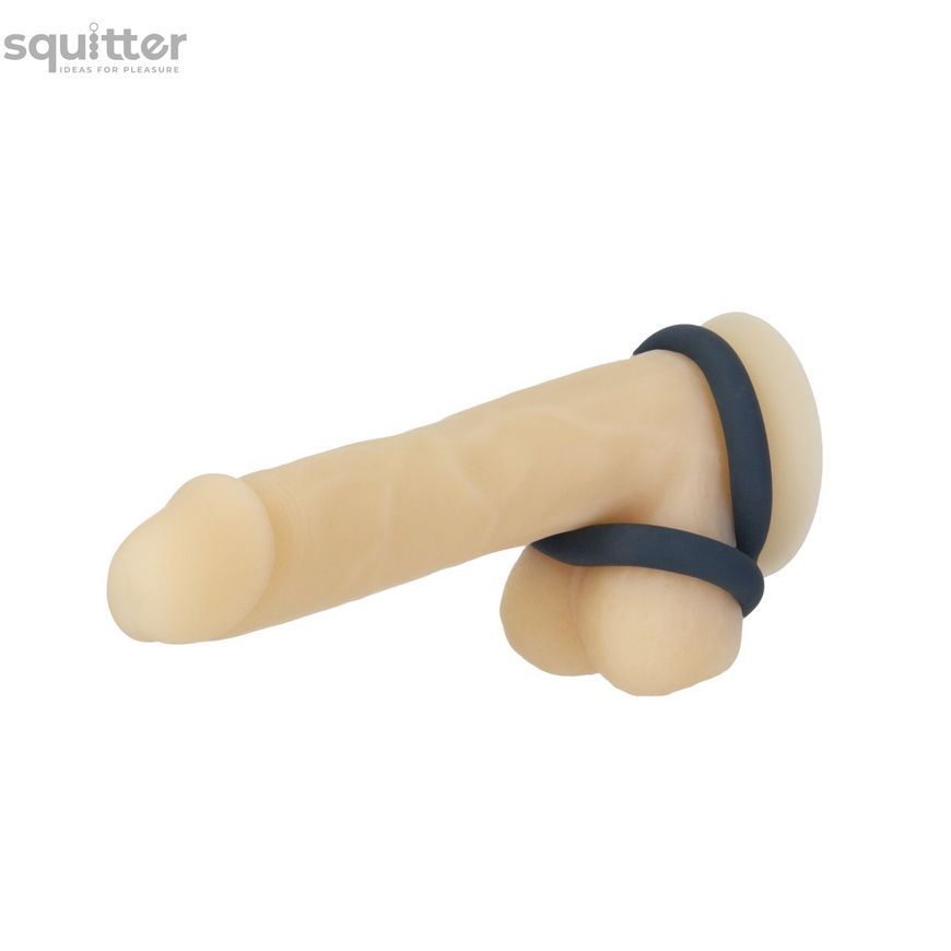 Подвійне ерекційне кільце LUX Active &ndash; Tug &ndash; Versatile Silicone Cock Ring SO5574 - онлайн-сексшоп Сквітер