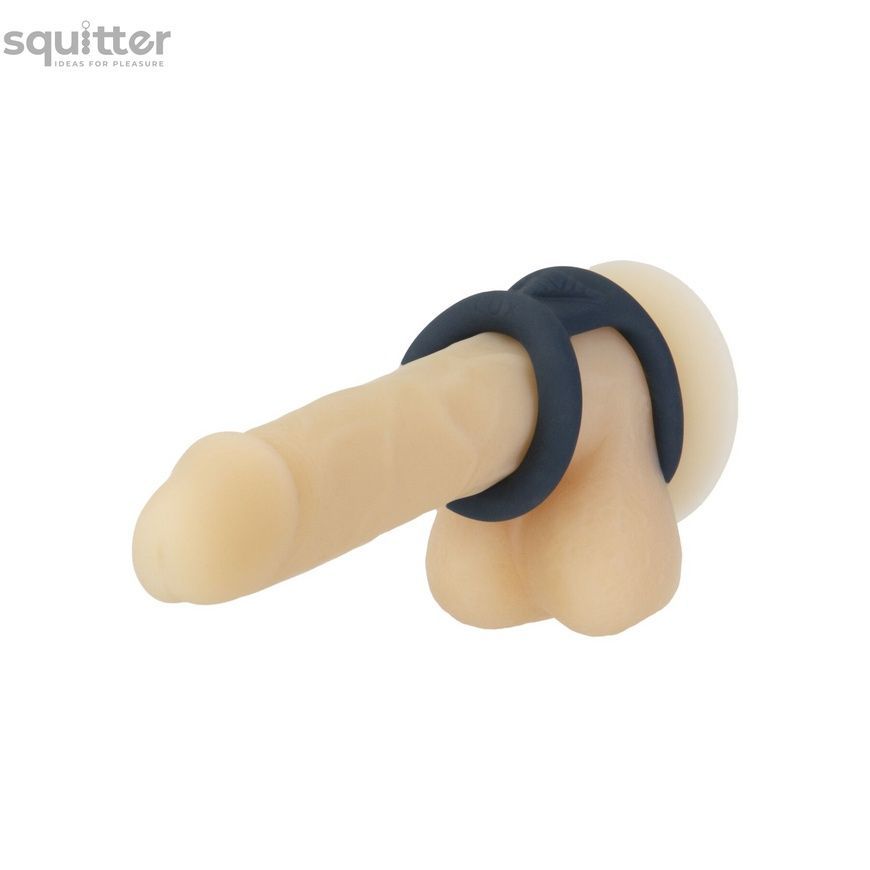 Подвійне ерекційне кільце LUX Active &ndash; Tug &ndash; Versatile Silicone Cock Ring SO5574 - онлайн-сексшоп Сквітер
