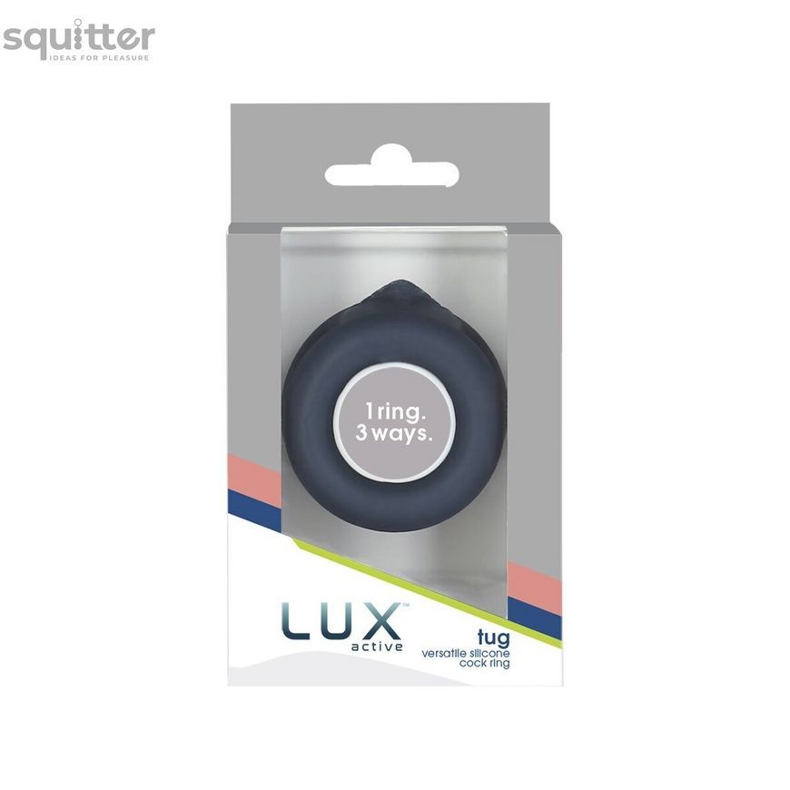 Подвійне ерекційне кільце LUX Active &ndash; Tug &ndash; Versatile Silicone Cock Ring SO5574 - онлайн-сексшоп Сквітер