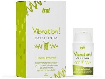 Рідкий вібратор Intt Vibration Caipirinha (15 мл), густий гель, дуже смачний, діє до 30 хвилин SX0579 - онлайн-сексшоп Сквітер