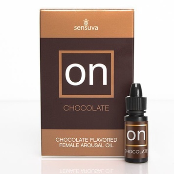 Збудливі краплі для клітора Sensuva - ON Arousal Oil for Her Chocolate (5 мл) зі смаком шоколаду SO3166 фото