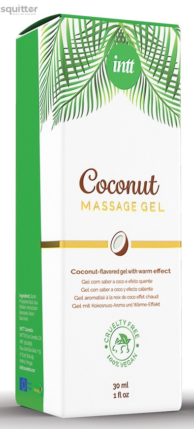 Массажный гель для интимных зон Intt Coconut Vegan (30 мл) SO5973 фото