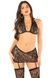 Комплект Leg Avenue Bra Top, Garter Skirt and Stockings One Size, Black SX1750,1 - інтернет-магазин інтимних товарів Squitter