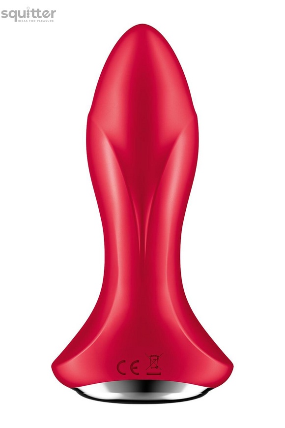 Анальна смартвібропробка із перлинним масажем Satisfyer Rotator Plug 1+ Red SO6277 фото