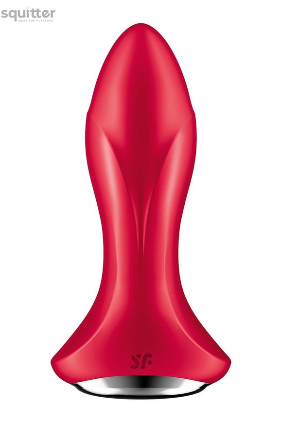 Анальная смарт-вибропробка с жемчужным массажем Satisfyer Rotator Plug 1+ Red SO6277 фото