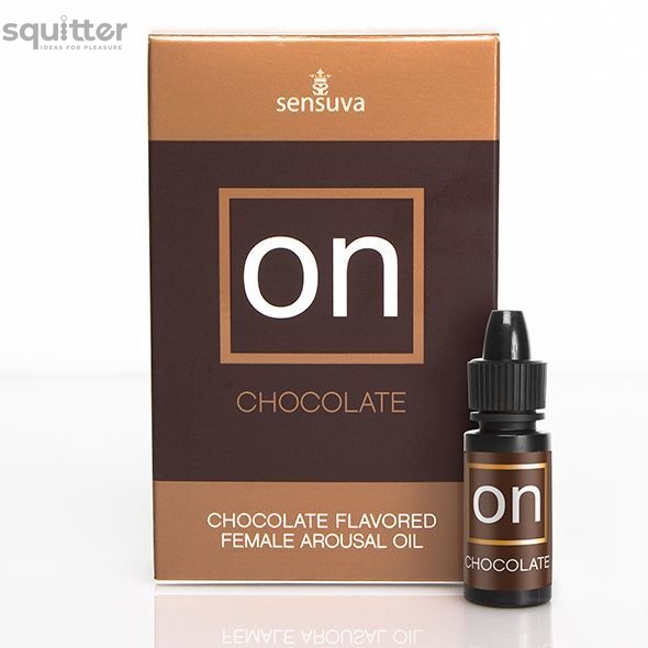 Збудливі краплі для клітора Sensuva - ON Arousal Oil for Her Chocolate (5 мл) зі смаком шоколаду SO3166 фото